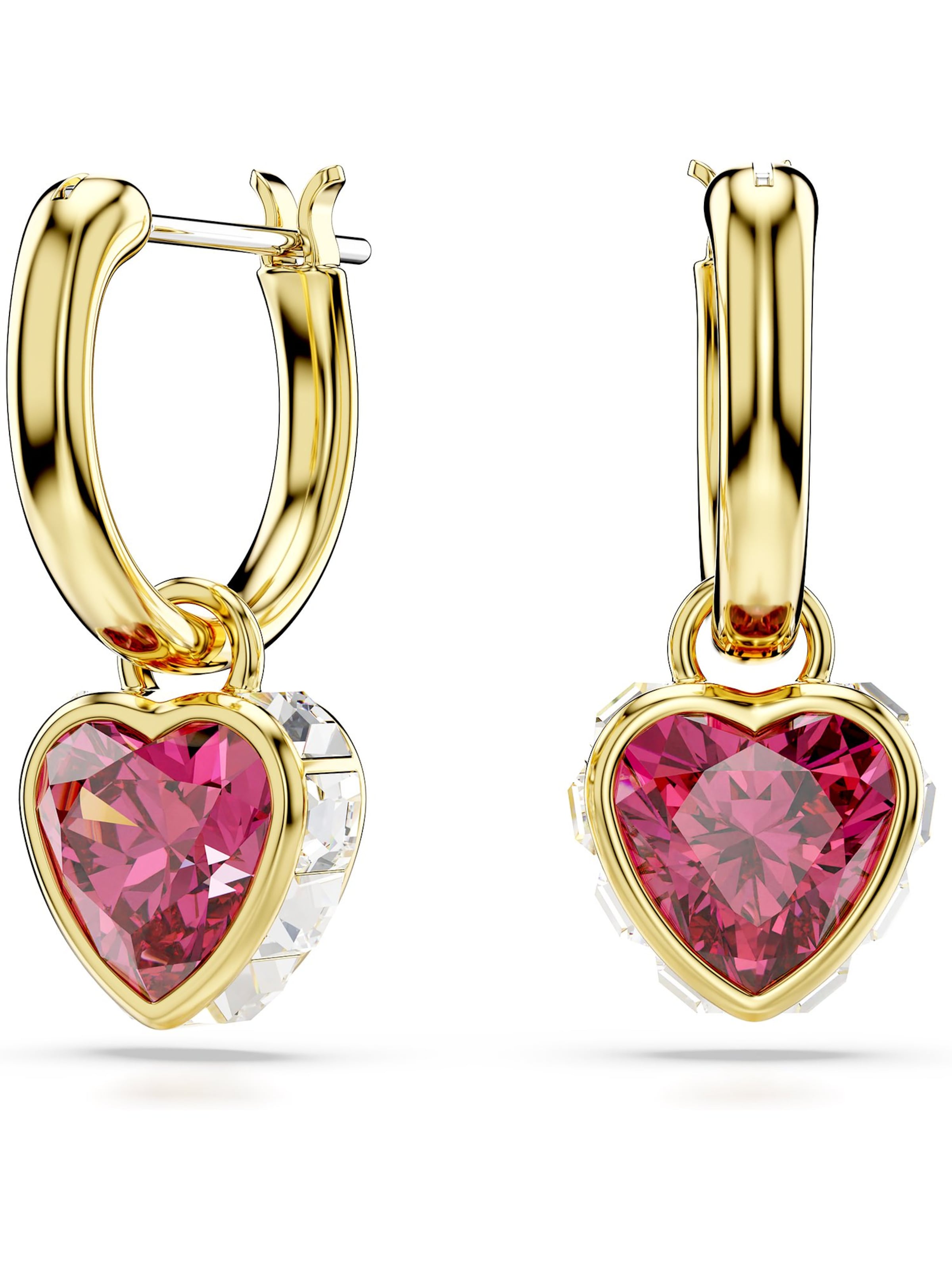 Swarovski Ohrringe in Gold: Vorderseite