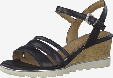 MARCO TOZZI Strap Sandals in Black: front