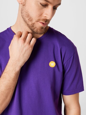 WOOD WOOD Shirt 'Ace' in Purple