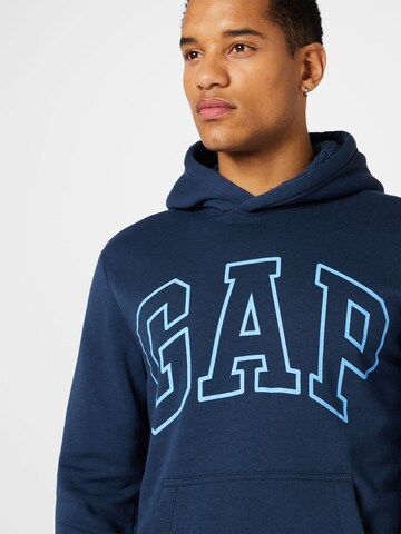 GAP Sweatshirt 'ARCH' in Blauw