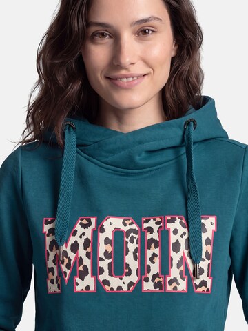 salzhaut Sweatshirt 'Sünn - Moin' in Groen: voorkant