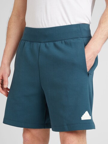 ADIDAS PERFORMANCE Loosefit Sportshorts  'Italy Travel' in Blau