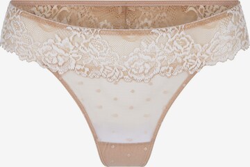 LingaDore String in Beige: voorkant