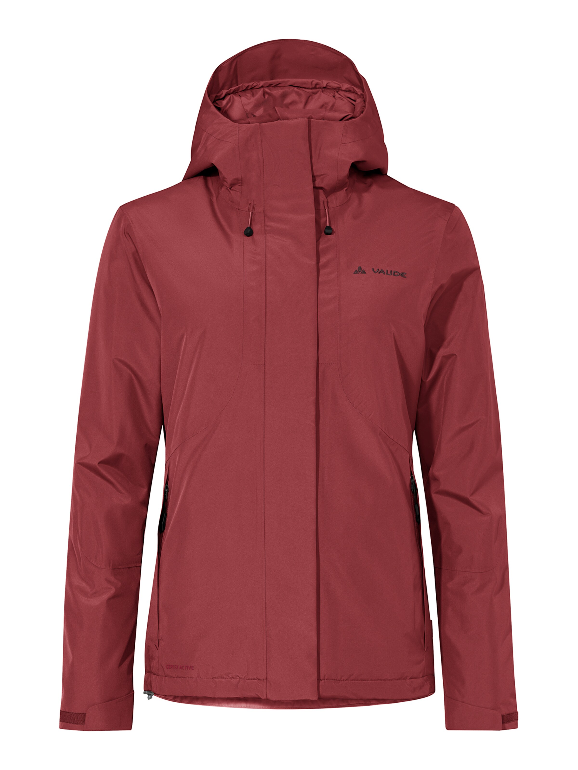 VAUDE Outdoorjas 'Rosemoor' in Rood: voorkant