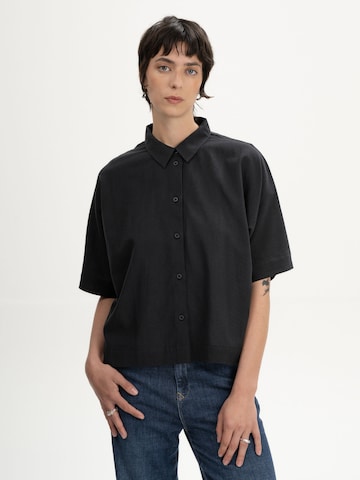 Chemisier 'Rinara' MELA en noir : devant