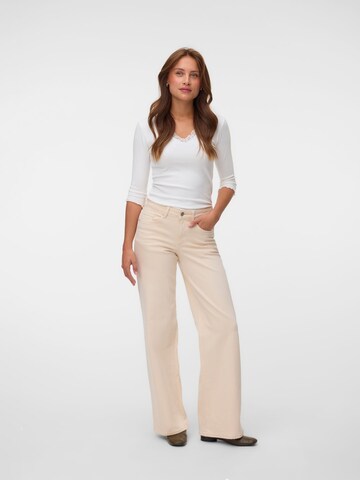 VERO MODA - Loosefit Vaquero 'VMSandie' en beige