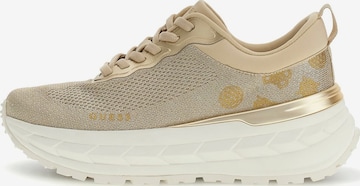 GUESS Sneakers 'Runit 4G' in Gold: front