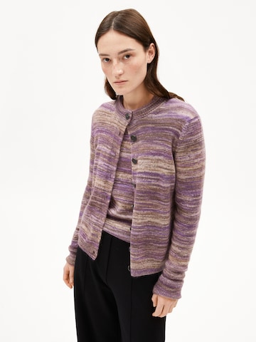 ARMEDANGELS Strickjacke AMILDAA STAMPATO in Mischfarben: Vorderseite