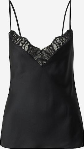 Chemise de nuit 'BROOKLIN' ETAM en noir : devant