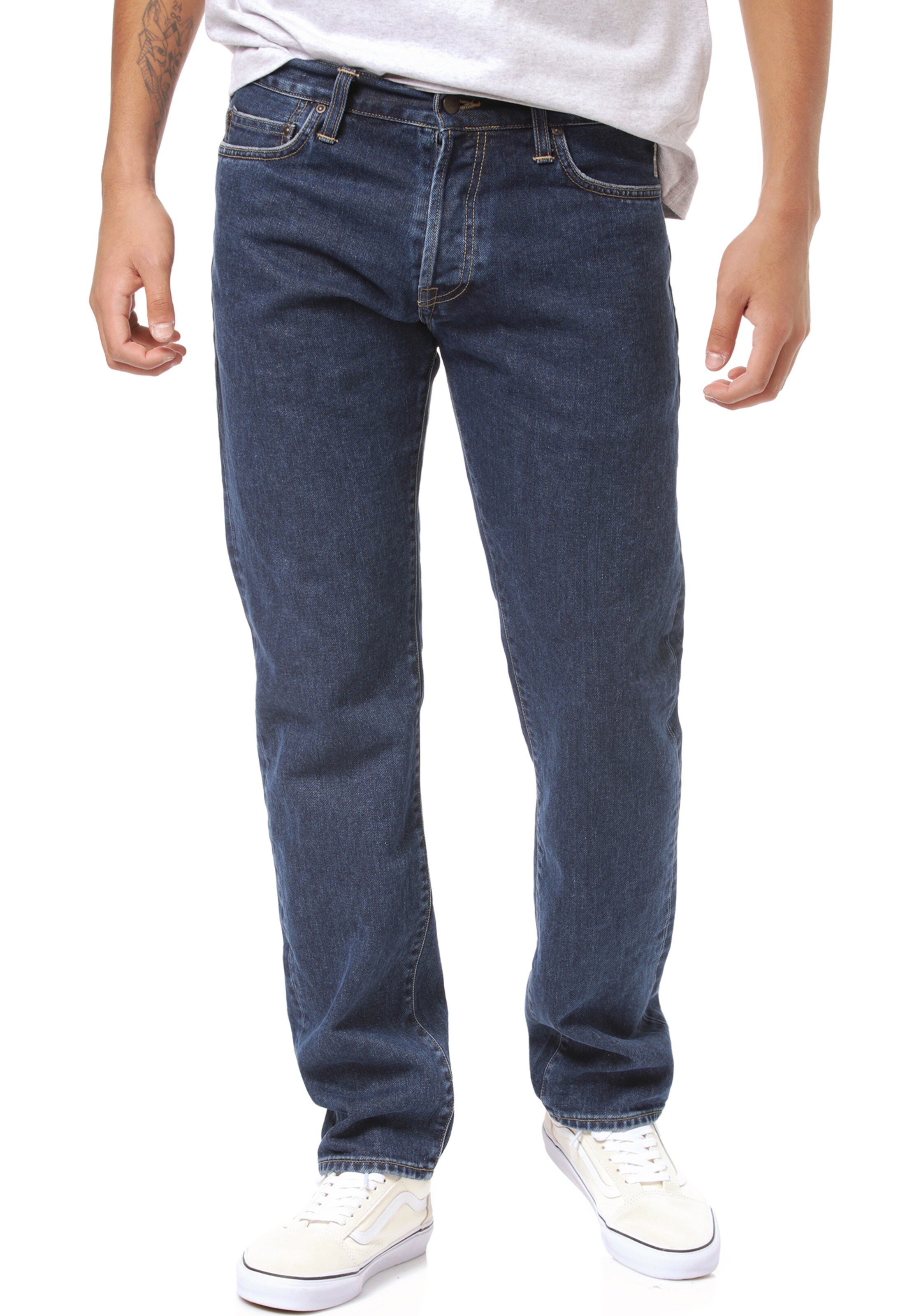 Carhartt WIP Szabványos Farmer - kék: elől