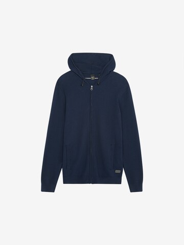 Le Temps Des Cerises Strickjacke 'Krom' in Blau: Vorderseite