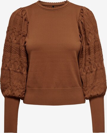 Pull-over Only Tall en marron : devant