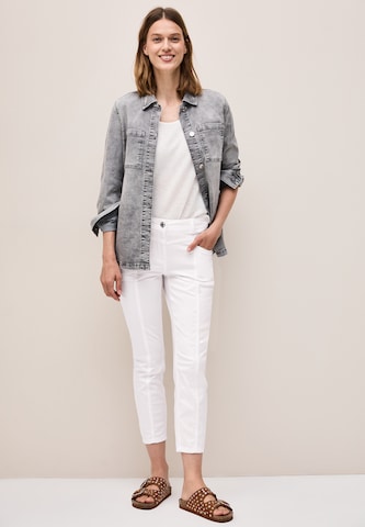 CECIL Slim fit Pants in White