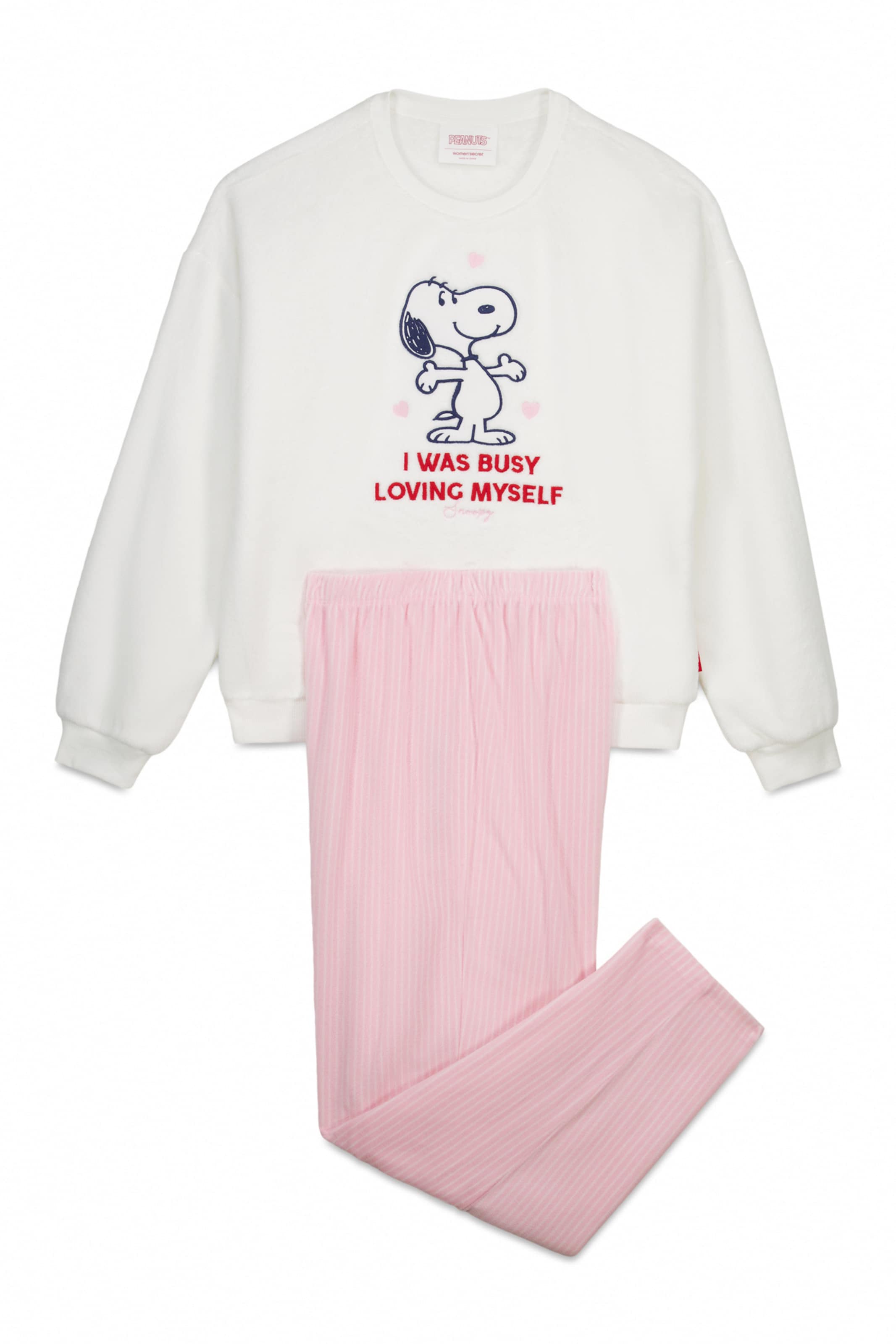 Pyjama Women' Secret en rose : devant