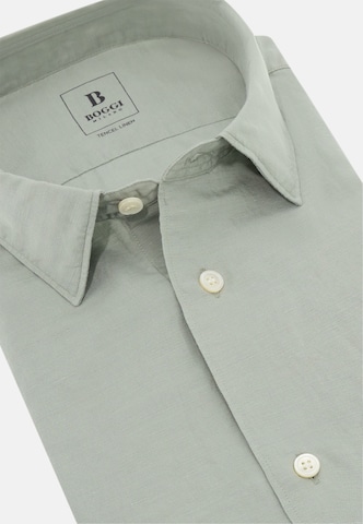 Boggi Milano Regular fit Button Up Shirt in Green