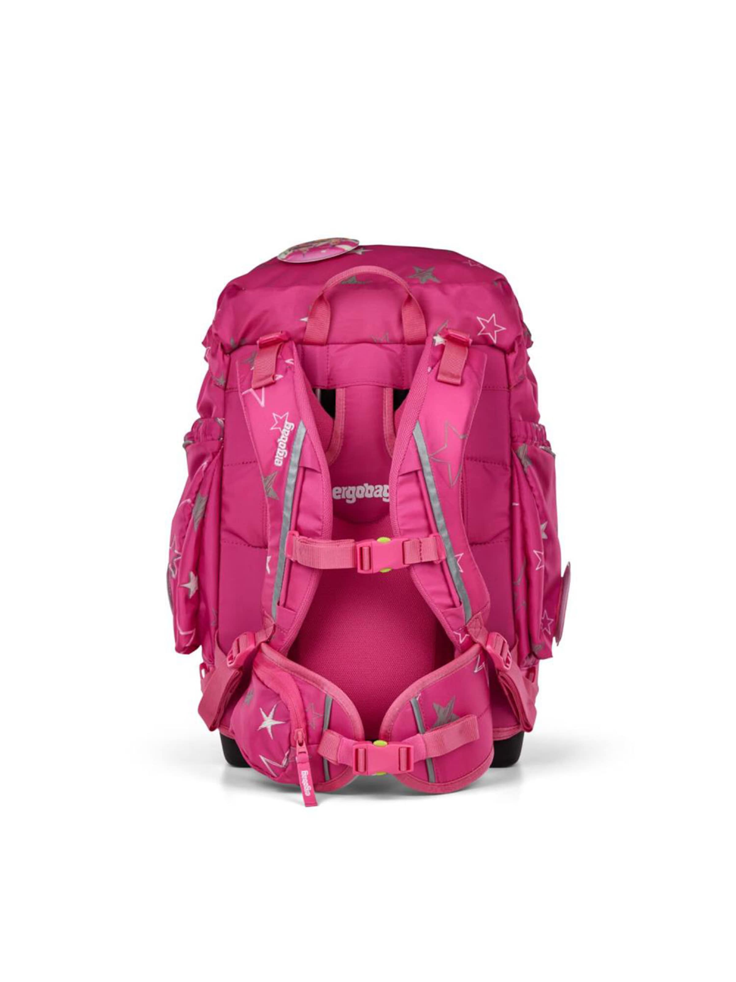 ergobag Backpack 'Maxi Schulrucksack Set 6tlg.' in Pink