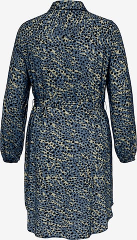 ONLY Carmakoma Shirt Dress in Blue