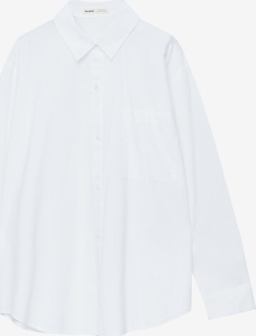 Camicia da donna di Pull&Bear in bianco: frontale