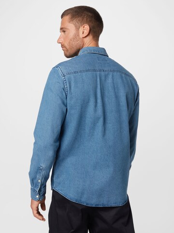 TOM TAILOR Regular Fit Hemd in Blau