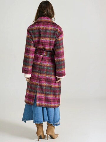 Funky Buddha Between-seasons coat in Mixed colours