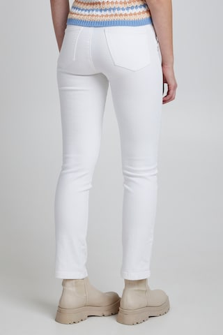 b.young Slimfit Jeans' BYLOLA BYLUNI' in Weiß