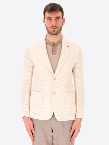 Distretto12 Regular fit Colbert in Beige: voorkant