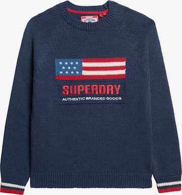 Pull-over Superdry en bleu : devant