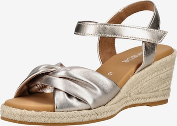 GABOR Sandale in Gold: Vorderseite