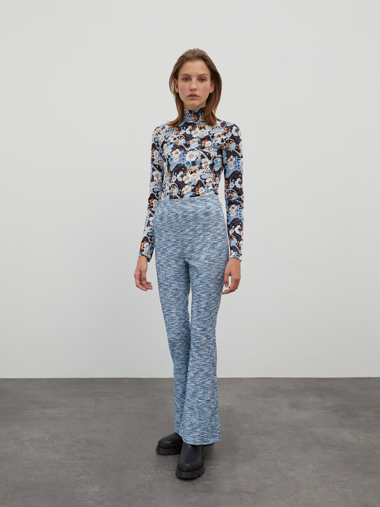 EDITED Producten Broek 'Benni' Blauw