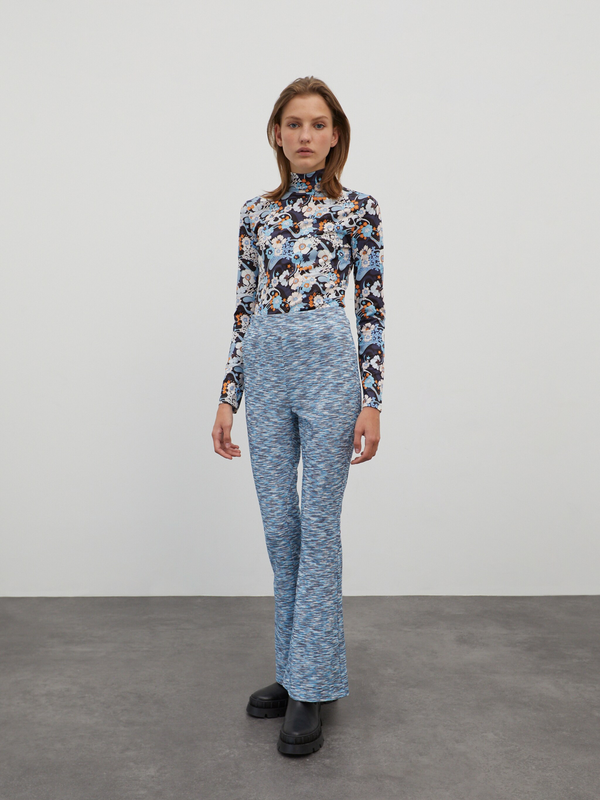 EDITED Producten Broek 'Benni' Blauw