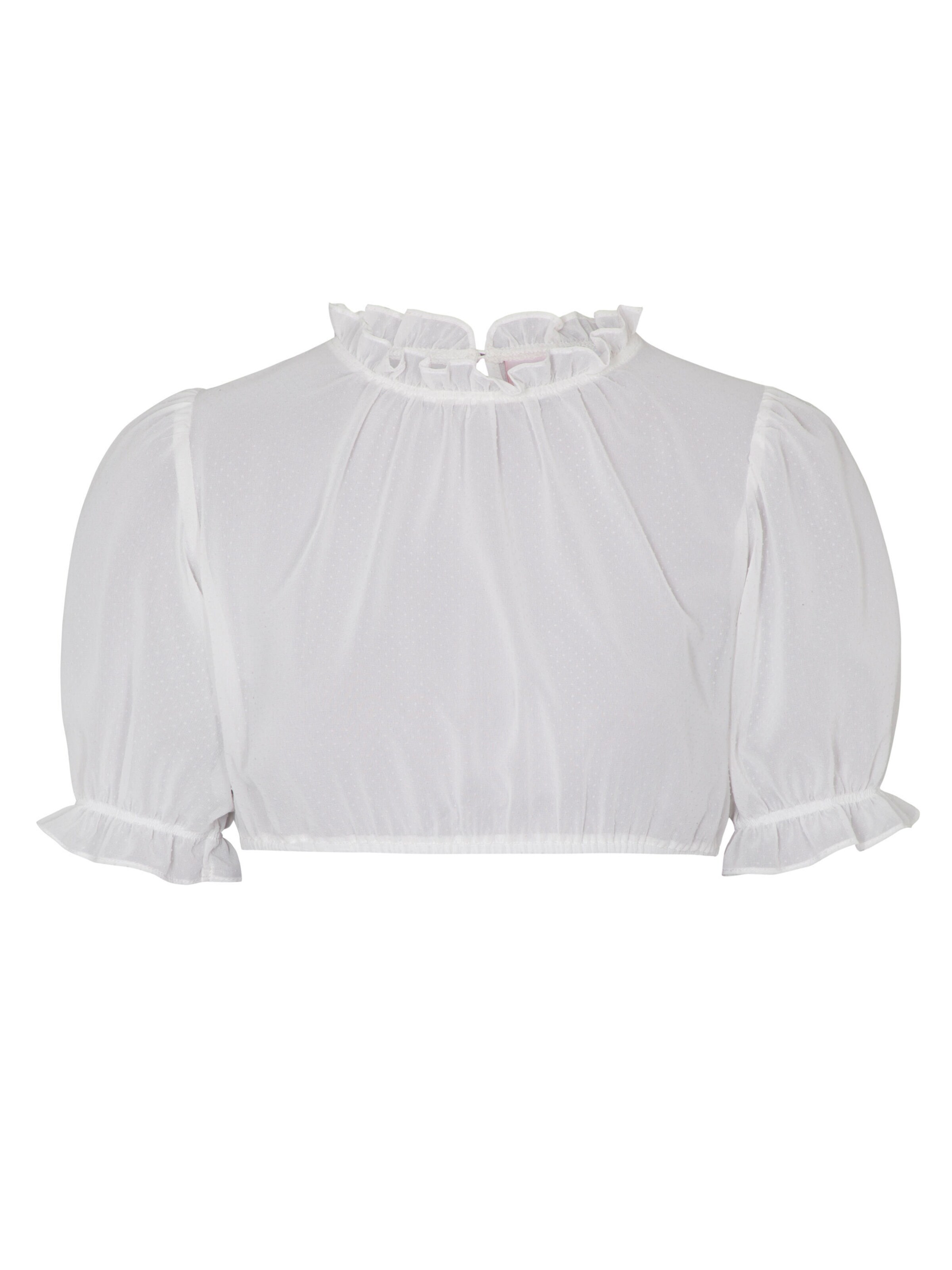 Blouse folklorique 'Gatalja' SPIETH & WENSKY en blanc : devant