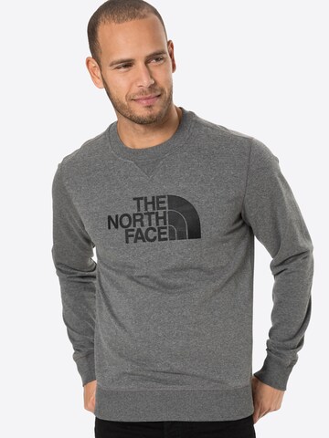 Sweat-shirt 'Drew Peak Crew Light' THE NORTH FACE en gris : devant