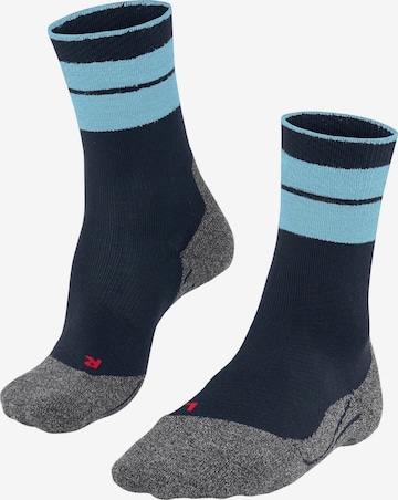 FALKE Sportsocken 'TK Compression Stabilizing' in Blau: Vorderseite
