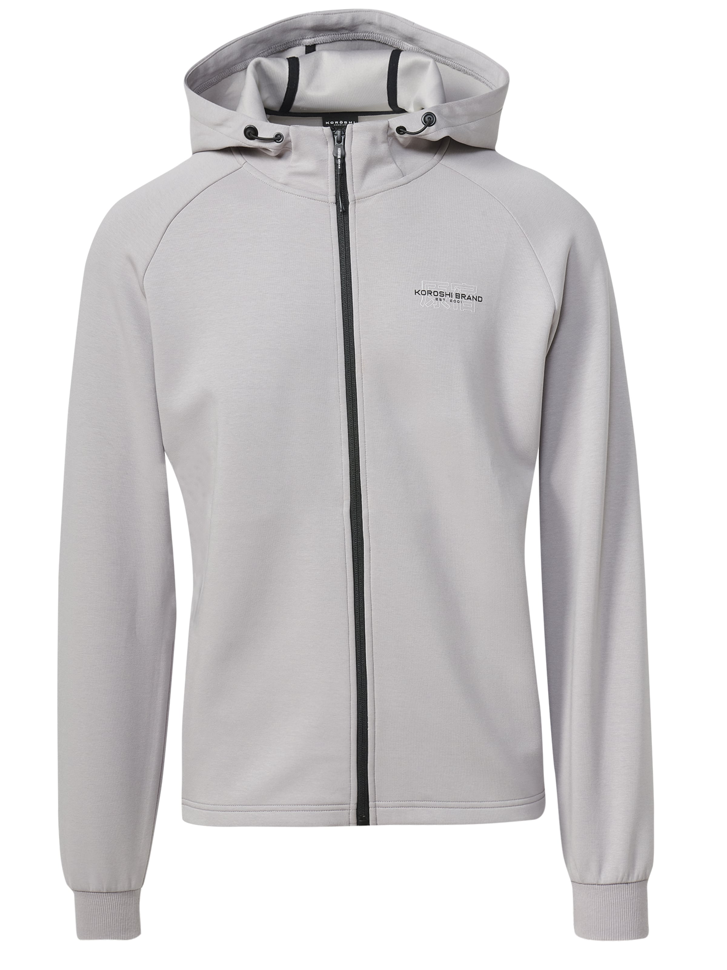 Veste de survêtement KOROSHI en gris : devant
