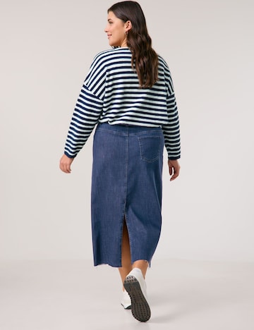 SAMOON Skirt in Blue