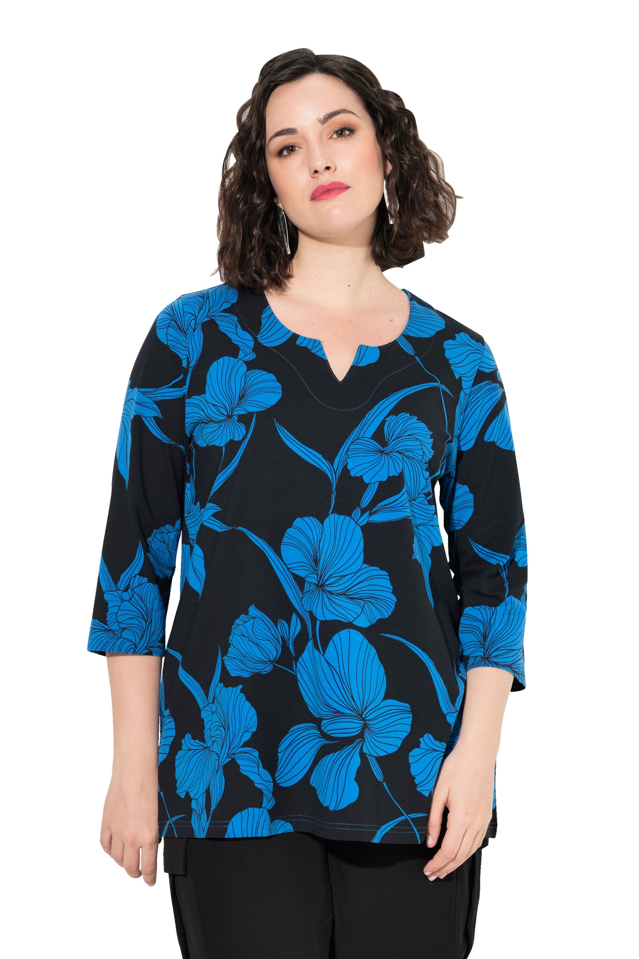 Ulla Popken Shirt in Blue: front