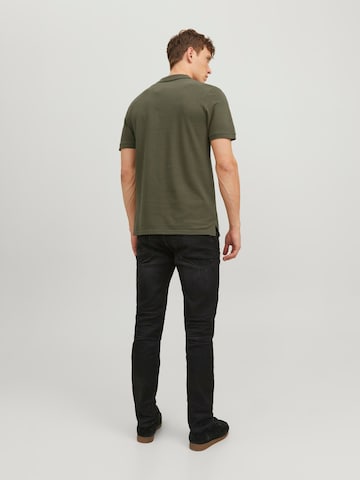 JACK & JONES Shirt 'JJEBasic' in Green