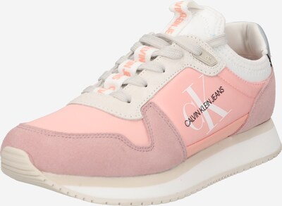 Calvin Klein Jeans Dirndl hlače u svijetlosiva / roza / rosé / bijela, Pregled proizvoda