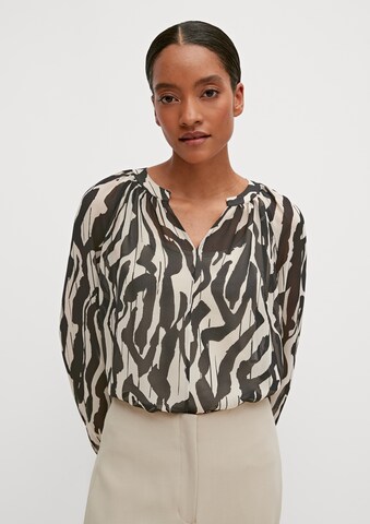 COMMA Blouse in Zwart: voorkant