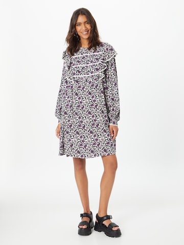 Atelier Rêve Shirt Dress in Purple: front