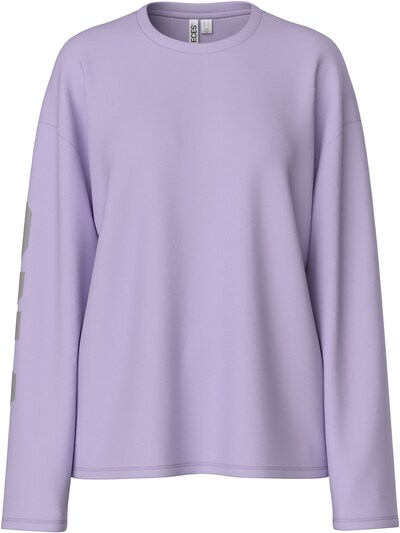 PIECES Shirt ' Ria Fany ' in de kleur Grijs / Lichtlila, Productweergave