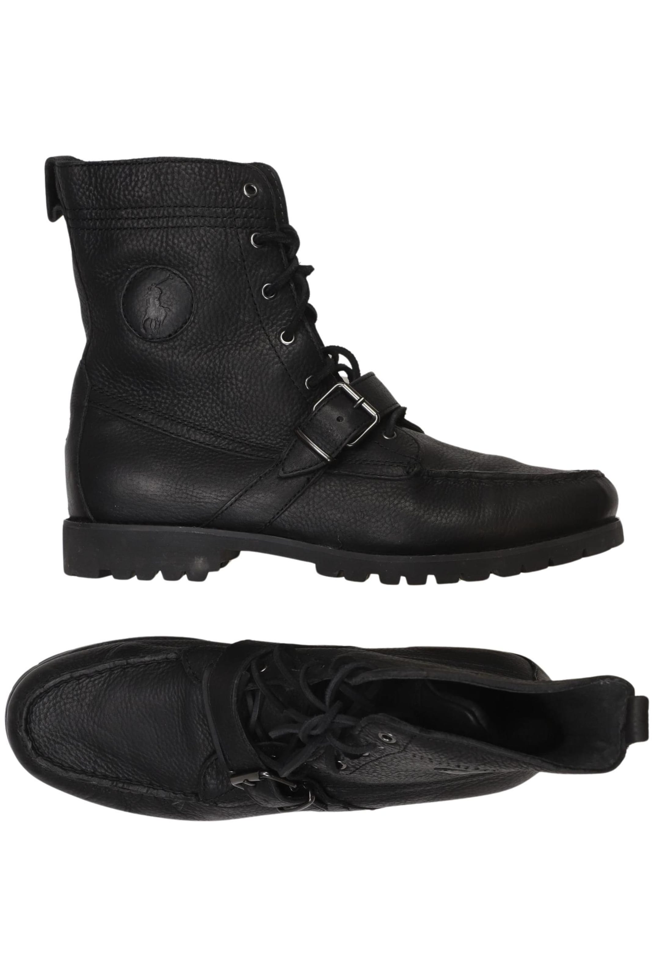 Polo Ralph Lauren Stiefel 46 in Schwarz: Vorderseite