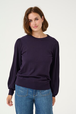 Kaffe Pullover 'Lone' i blå: forside
