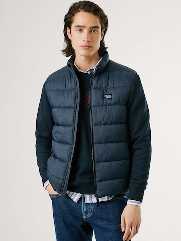 Gilet Pepe Jeans en bleu : devant