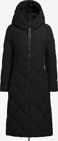 juoda khujo Žieminis paltas 'Elow': priekis