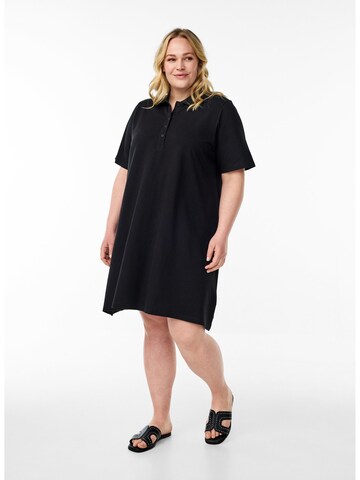 Zizzi Shirt dress 'Casila' in Black