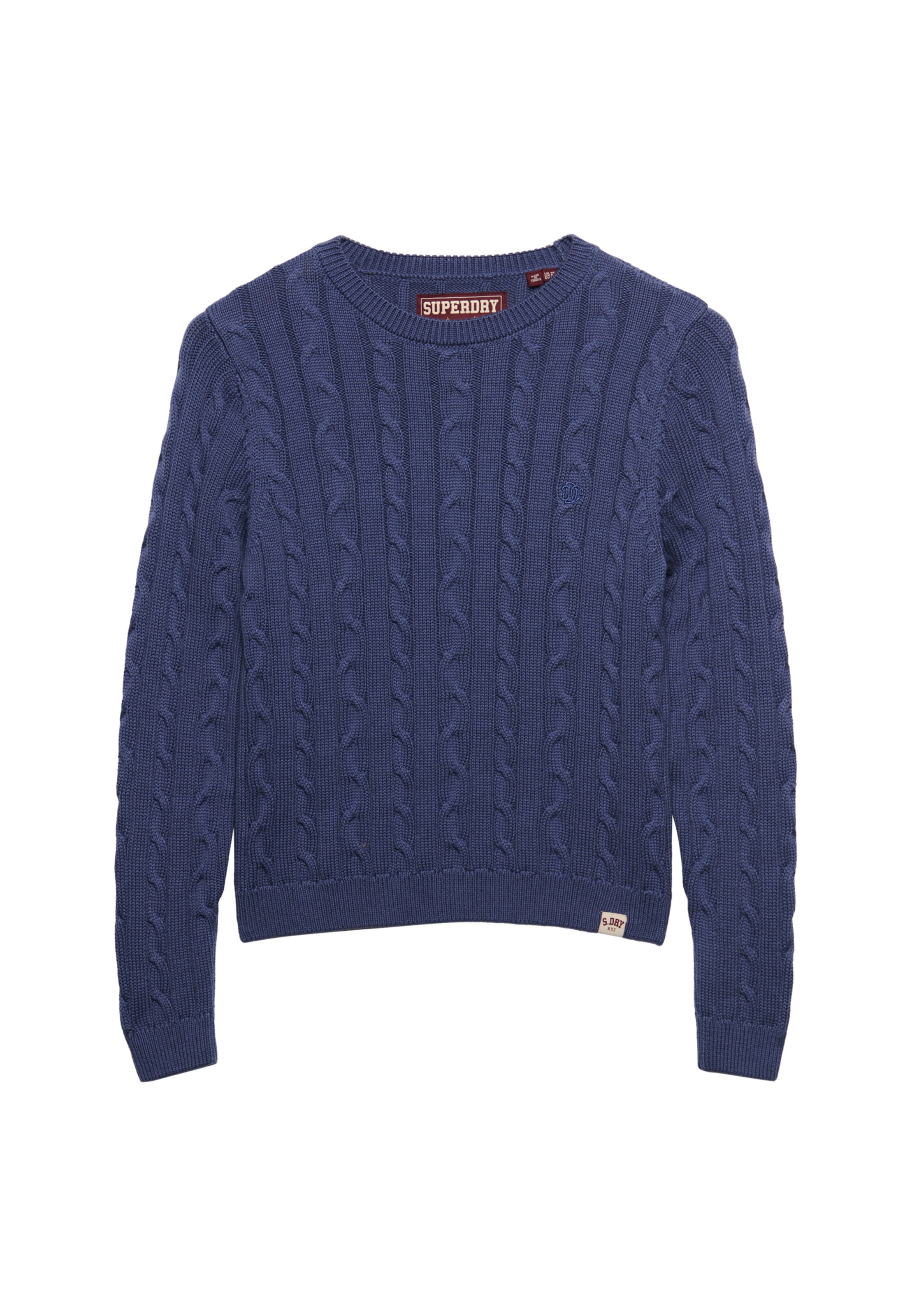 Pull-over 'Essentials' Superdry & Co en bleu : devant