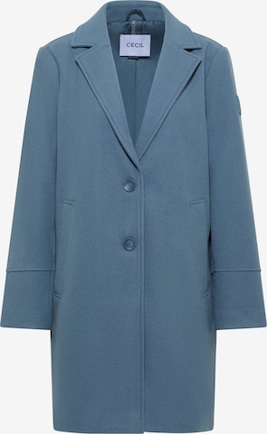 CECIL Between-Seasons Coat in Blue: front