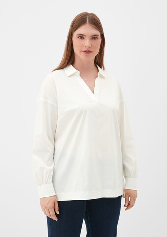 TRIANGLE Blouse in Beige: voorkant