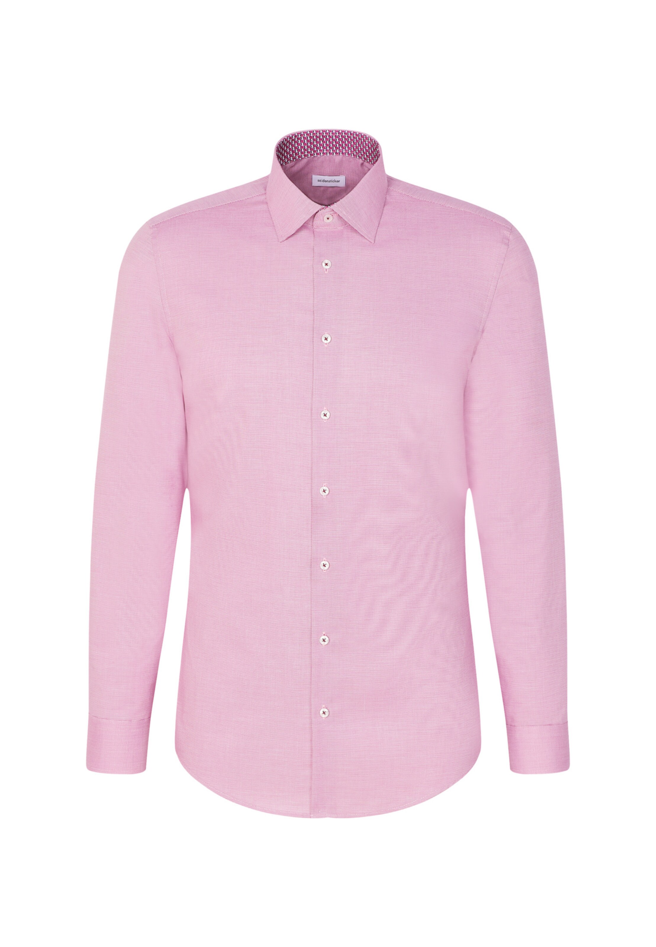 SEIDENSTICKER Slim fit Overhemd 'Smart Essentials' in Roze: voorkant